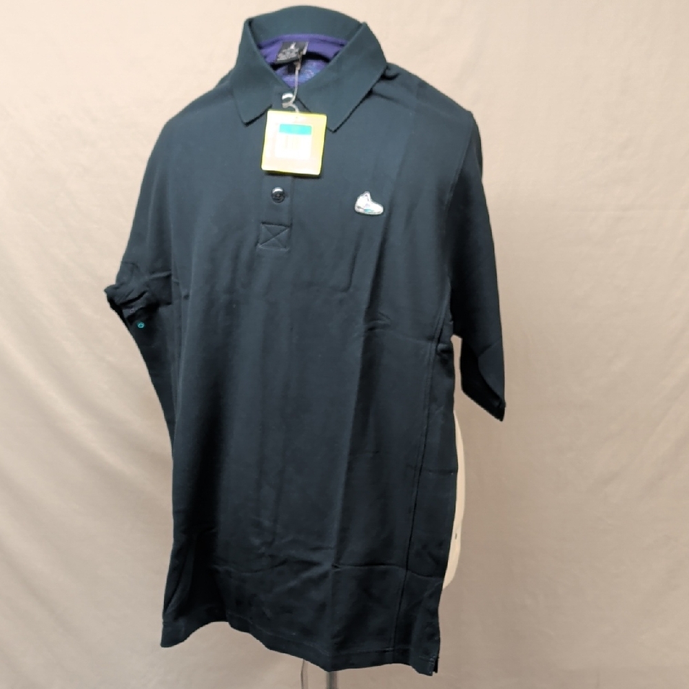 Nike Jordan Jumpman 23 Dark Navy Blue Polo Shirt Air Jordan Logo - NEW!!